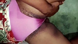 Chubby Amateur Teases Her Bushy Pussy During Masturbation Session