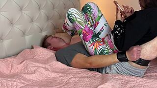 Trapped! Foot Slave Worships Under Dominant Asian's Feet!