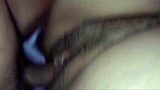 Teen shaves cameltoe pussy masturbates with big cock
