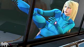 zero suit samus aran endures birthday phazon facefuck from monster cock