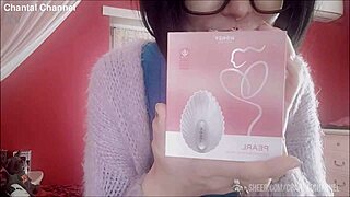 I squirt wildly with Chantal's hot new sex toy