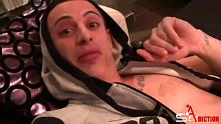 Jose Adiction and Lulu Pretel prep for gym workout?