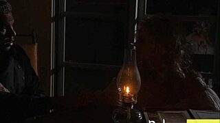 good looking cowboy seduces smoking hot blonde teen for outdoor passion