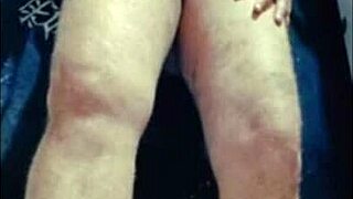 naughty naked stud flashes monster cock homemade voyeur