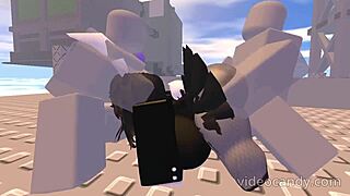I am fucking this sexy bunny dod youtuber whorblox from roblox so hard with blowjob and titty fuck!
