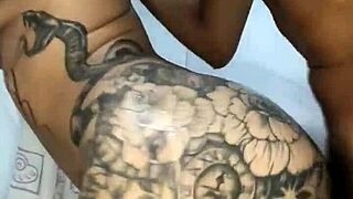 steamy bathroom romp with curvy morena ends in hot facial splash