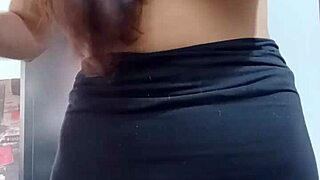 Spy Cam Exposes Innocent Curvy Latina Teen Perfect Tits