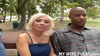 Watch me get pounded by this stranger's massive BBC while my cuckold hubby watches in humiliation!