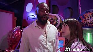 Shy petite Jade Valentine dives into hardcore arcade adventure