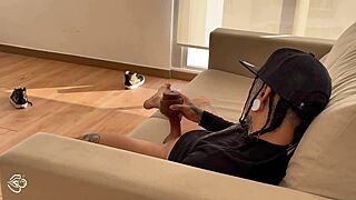 She interrupts my solo play and claims first time