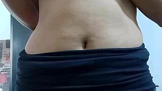 Spy Cam Exposes Innocent Curvy Latina Teen Perfect Tits