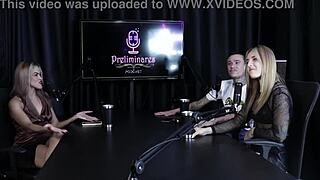 yasmin pariz moans stripping to suck tasty cock hungrily