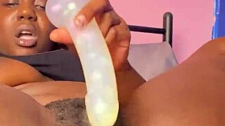 Ebony's Creamy Pussy Solo Tease Unveiled