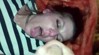 Homemade Amateur Conquers Full Deepthroat Depths