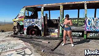 she explodes outdoors from monster cock doggystyle but what if we get caught aleksa mink risky thrill