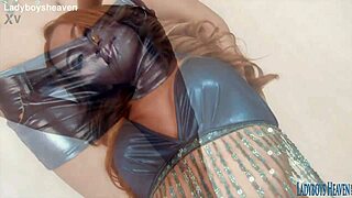 Thai Ladyboy Pinky Solo Tease Explosion!