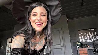 i got freaky with this goth babe at the halloween party awlivv alex adams pov