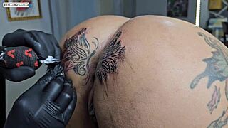 sexy milf's huge pussy lips stretched by monster bbc creampie