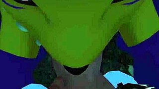 renamon takes hard public outdoor railing