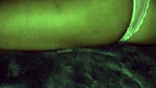 Waking my latina whore for wild toy pounding session