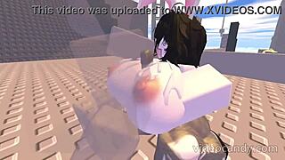 I am fucking this sexy bunny dod youtuber whorblox from roblox so hard with blowjob and titty fuck!