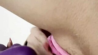 rossmexicnaa masturbates passionately on rainy afternoon