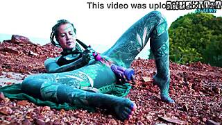 teasing anal dildo by my butthole desperate pee