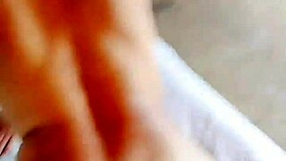 Petite Latina Brunette Bent Over Doggystyle Loud Moans