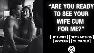 desperate amateur wife fucked hard by big cock while cuckold husband watches