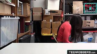 POV Hard Doggystyle Pounds Cute Shy Shoplifter Lilly Hall 18+