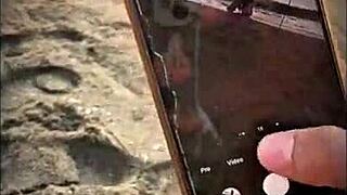 a hot stranger sucks my big cock publicly right on the beach