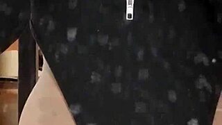 SEXY NYLON MILF ELZA KOM STRIPS HEELS LINGERIE HUGE TITS ASS WORSHIP DOMINATION