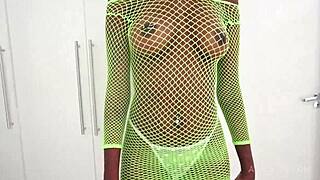 Fresh 19yo ebony beauty takes Brazil's biggest cock deep in her first anal scene