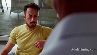 petite babe summons two guys for double penetration anal surprise