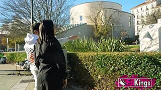 😏 horny valencian nelia estrada rides rough cowgirl on madrid sex tour with big tits bouncing