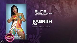 Body Painted Brazilian Beauties Deliver Sexy Oral Action