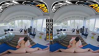 hey mae milano stuff that dick in your mouth make him moan loud?