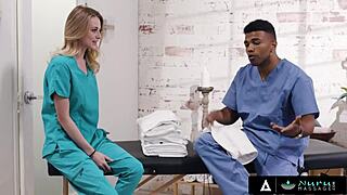 Kyler Quinn's Petite Body Oiled In Intense Nuru Ride On Monster Cock