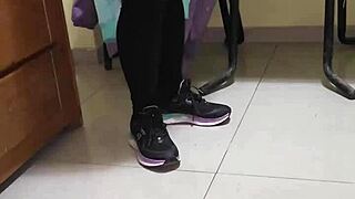 Fucking Busty Latina Maid Bent Over Doggystyle in Lingerie