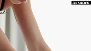 young sexy babe elena vedem rides monster cock passionately 💋🔥 letsdoeit