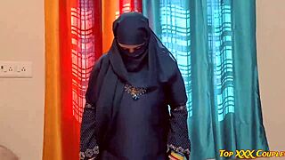 desi arab babe sucks and fucks passionately with lover