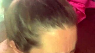 i give him a sloppy blowjob then he creams my pussy