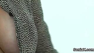 Unfaithful mature housewife sonia reveals her massive juicy jugs