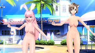 hey check megurine luka and meiko full nude summer idol mod