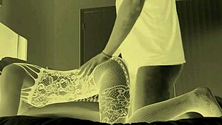 passionate interracial night encounter with ebony beauty