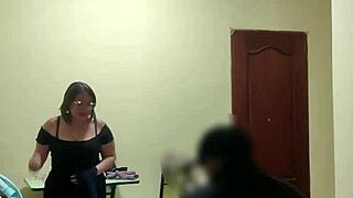 Fucking Busty Latina Maid Bent Over Doggystyle in Lingerie