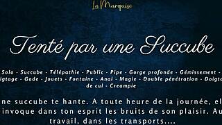 hey, tempted by french succubus dirty talk in public anal tease