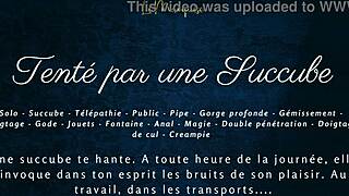 hey, tempted by french succubus dirty talk in public anal tease