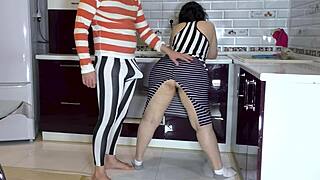 Stepmom's romantic anal turns intense homemade pounding