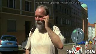 overwhelmed emotions surge as rough old shaft thrusts deep into tight young russian pussy